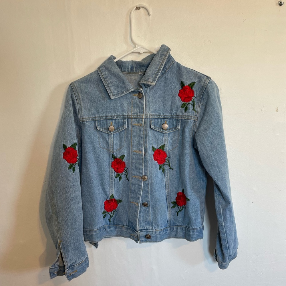 Embroidered Denim Jacket